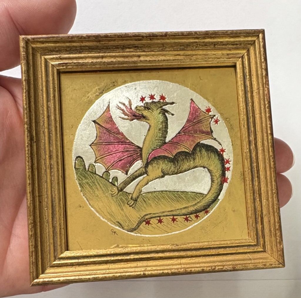 Miniature Verre Églomisé